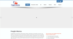 Desktop Screenshot of freightmetrics.com.au