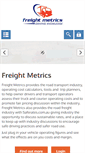 Mobile Screenshot of freightmetrics.com.au